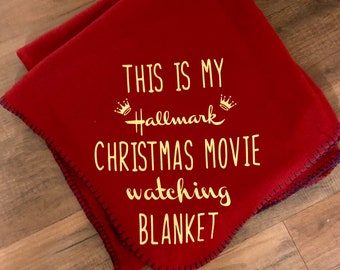 Holiday blanket gift with vinyl. Christmas Blanket Svg . Christmas | Etsy
