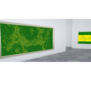Thematische Karte Verpacker | Madison-Map | Retro-Karte | Custom-Map