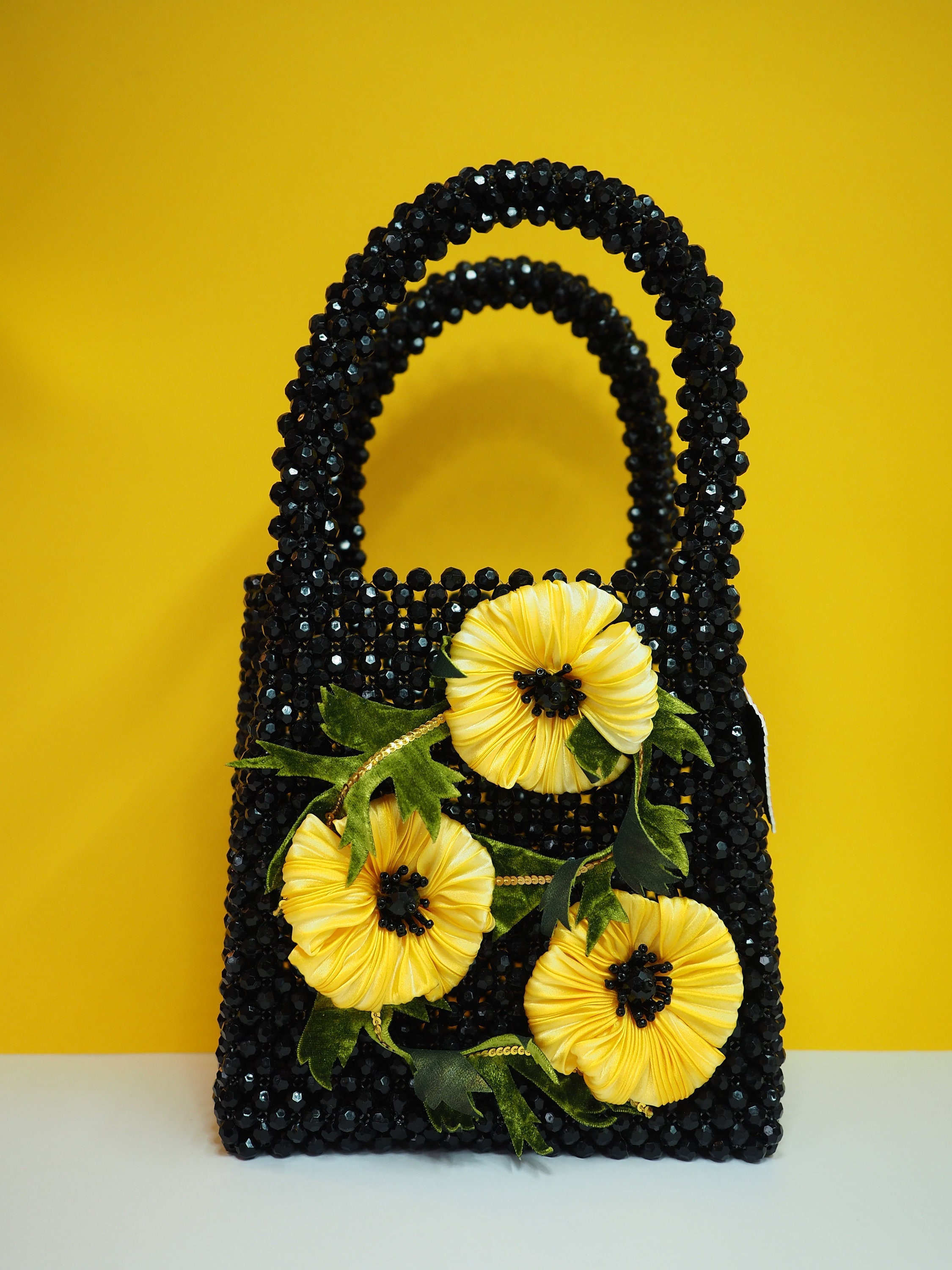 Black and Yellow Bag Etsy Ireland