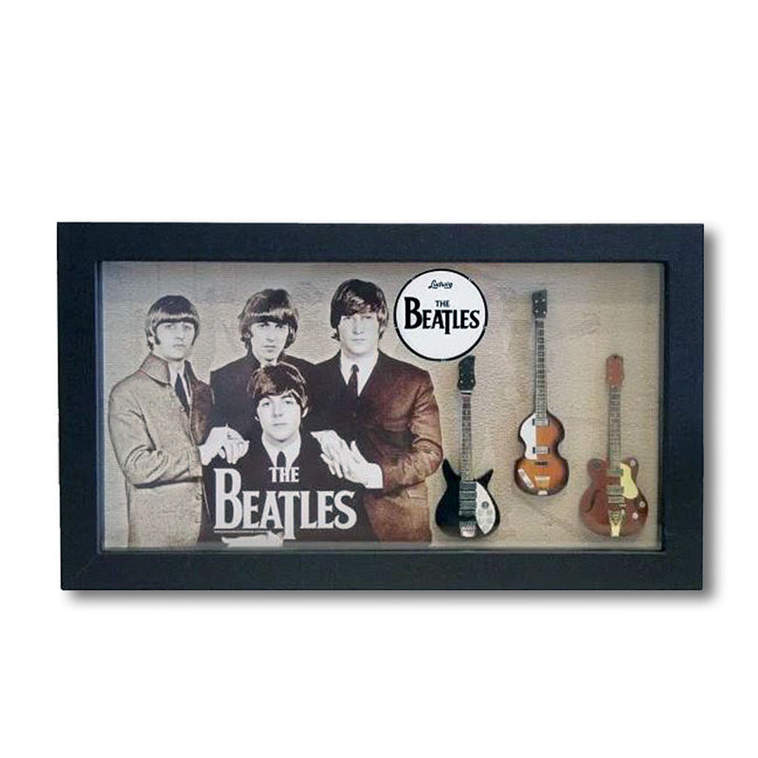 XL Guitars & Drum Shadowbox Legends the Beatles 60s Etsy