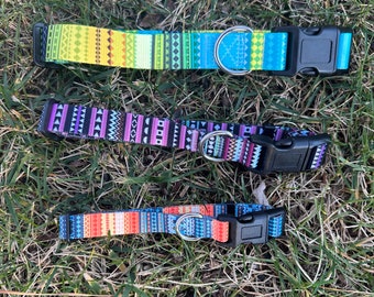 Boho Dog Collar • Adjustable • Choose Size S-M-L