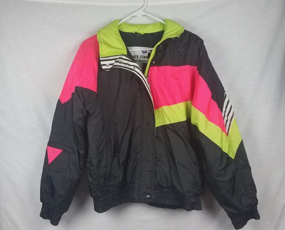 Vintage White Stag Ski Wear Jacket Women's Ski Jac