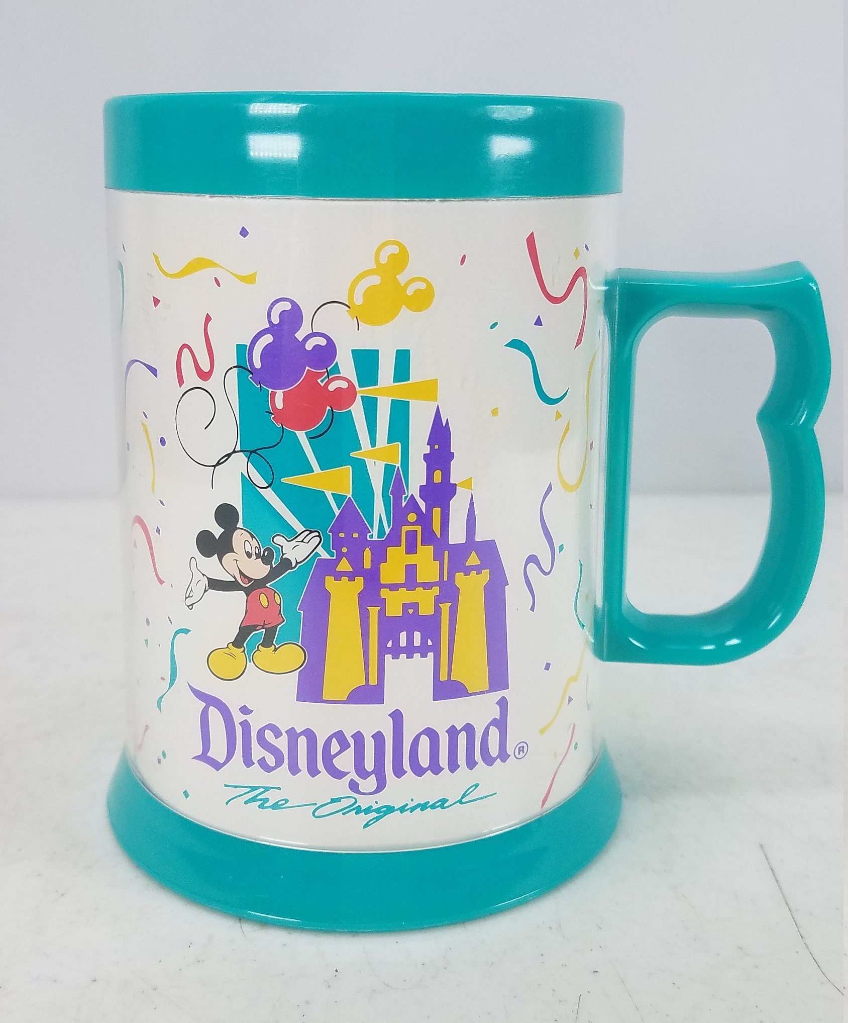 Vintage Disneyland Original Thermo Serv Plastic Mug Double Etsy UK