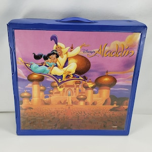 Vintage Disney&#39;s Aladdin Doll Case Storage Carrying Case--Doll Carrier & Play Case
