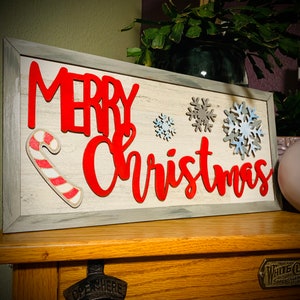 Interchangeable Holiday Sign_Christmas SVG Laser FILE ONLY