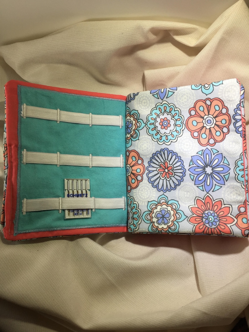 Sewing Needle Organizer Book in the Hoop Project Etsy