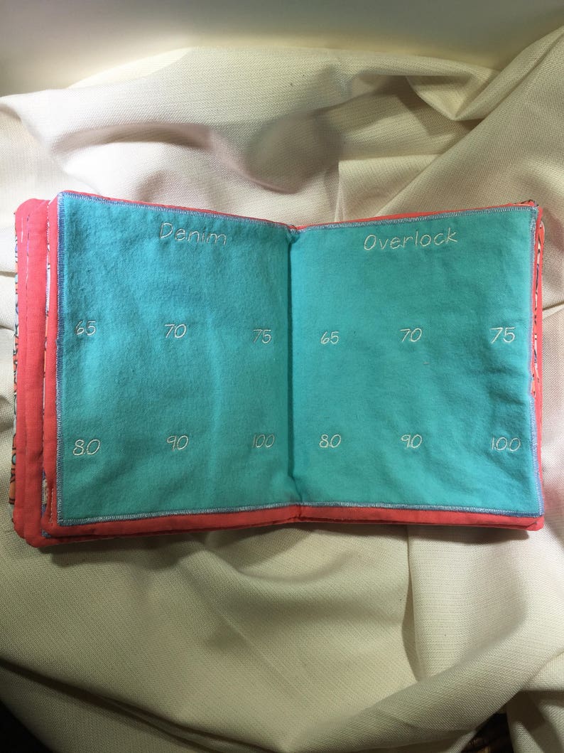 Sewing Needle Organizer Book in the Hoop Project Etsy