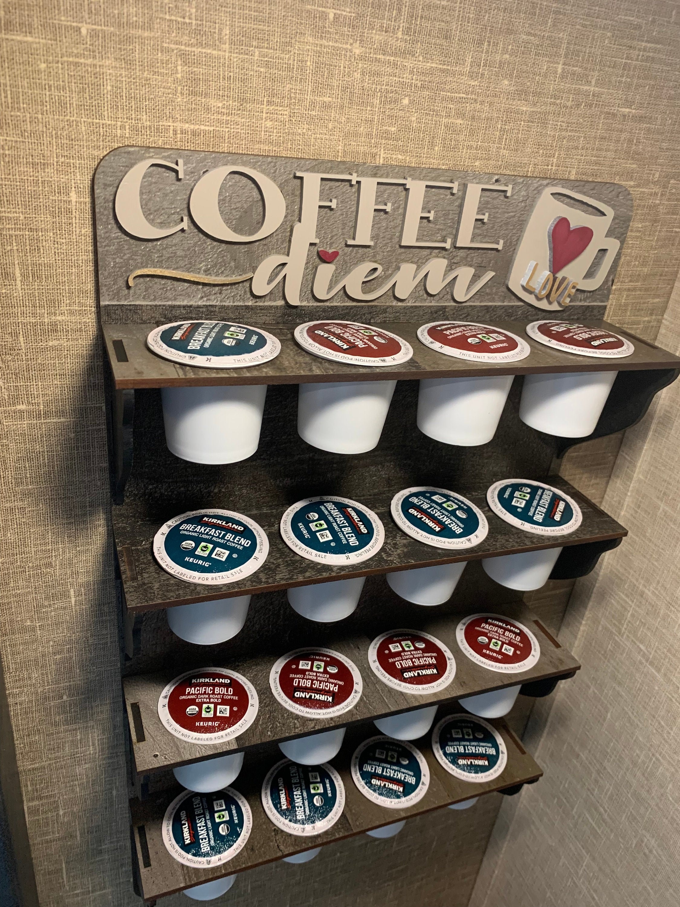 K Cup Coffee Pod Hanger SVG Laser FILE ONLY