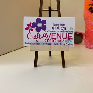 Business Card Easel SVG Laser FILE ONLY