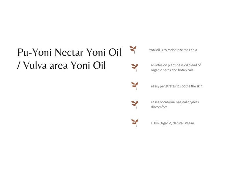 Pu-Yoni Nectar Egyptian Calendula Yoni Oil / 1oz. 2oz. 4oz. Bottle Plant-Based Yoni Oil / Whole Plant Infused Calendula / Unscented Yoni Oil image 3