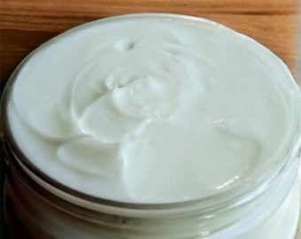 Pure Mediterranean Olive Oil Unscented Body Cream / Handmade Pure Olive Oil Lotion / Unscented / Family Friendly Body Cream