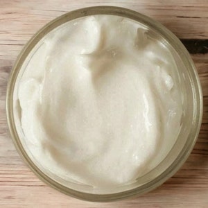 Aloe Vera Skin Hydrating Moisturizing Face & Skin Cream / Signature Scented Geranium Essential Oil or Unscented / Hyaluronic Acid Face Cream