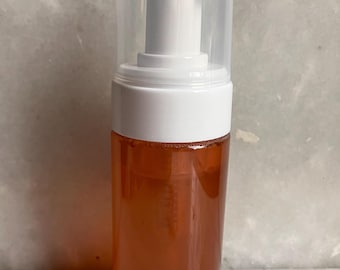 Limpiador facial espumoso de semillas negras y miel de abeja / Limpiador espumoso de miel y semillas negras / Limpiador de miel pura con ácido hialurónico de semillas negras