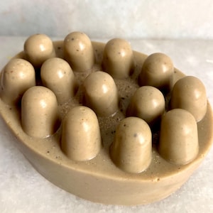 IMPROVED Handmade Fenugreek & Spearmint Hydrating Shampoo Bar / Hair Strengthening Shampoo / Shea Butter Shampoo Hair n' Scalp Massage Bars