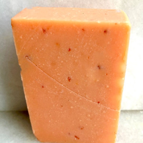 Bright n' Early Citrus Honey & Oatmeal Refreshing Handmade Soap Bar / Plant Based Soap / Face n’ Body Handmade Soap / Citrus Scent w/Oatmeal