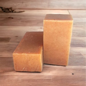 Pure Natural Handmade Turmeric & Lemon Peel Facial Cleansing Soap Bar / Turmeric Soap Bar / Facial Soap / Turmeric Face n’ Body Soap Bars