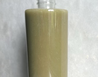 Spearmint Eucalyptus Co-Wash Hair Cream Cleanser / Ambunu Plant Natural Light Foaming Hair Cleanser / Cream Hair Poo
