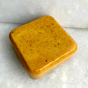 Kojic Acid & Turmeric w/Alpha Arbutin Handmade Vegan Glycerin Soap from Scratch / Kojic Soap w/Shea or W/O Mini 1 or 2 Bars or Large Bar (1) Mini Shea Kojic