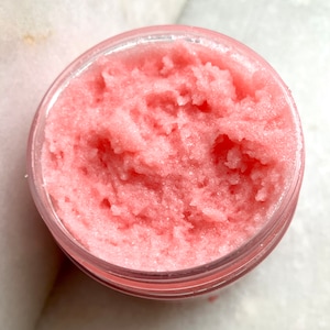 Pu-Yoni Strawberry Guava Pink Sugar Slushy Body Scrub / After Shave Sugar Scrub / Slushy Sugar / Yoni Scrub / Exfoliating Sugar / Body Sugar