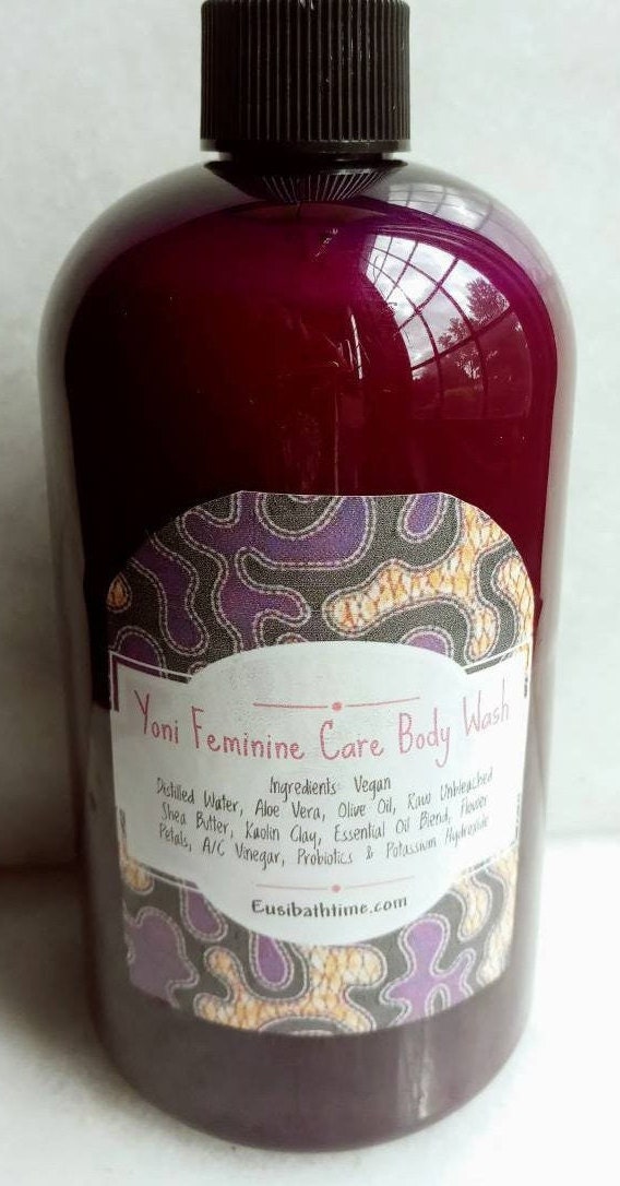 Eusi's Yoni Feminine Care Body Wash & Scrubbie / Yoni Liquid Body…
