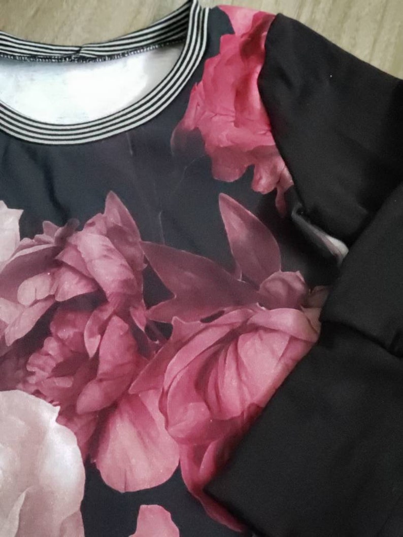 flowers Scalable tunic clothing baby romantic grow with me girl