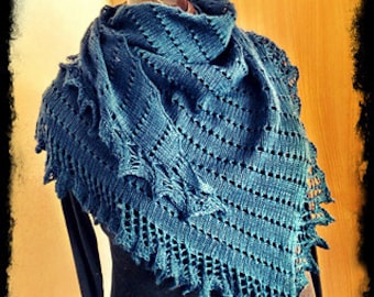 Knitting instructions for a shawl "Luisa"