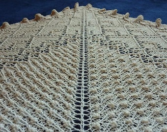 Knitting pattern lace shawl - "Martha" - German