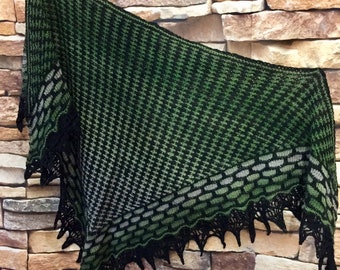 Knitting pattern Lacetuch -Maria / German