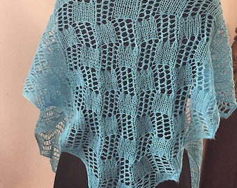 Knitting Instructions Lace Shawl - Ariel