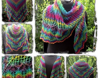 Knitting Instructions Lace Shawl - "Above the Clouds"