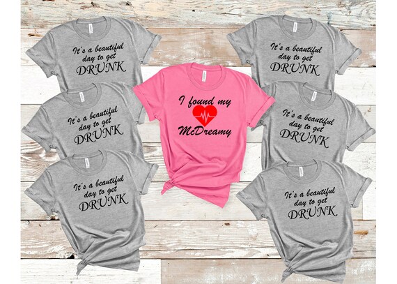 Bridesmaids shirts for wedding day Clearance