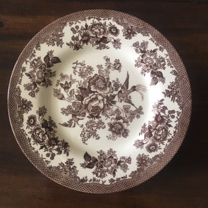 NEW Royal Stafford England ASIATIC PHEASANT Black and White Salad Plate