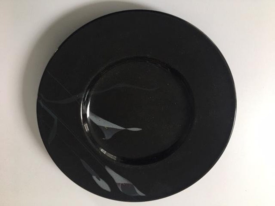 Opus Black by Mikasa Bread & Butter Plate Etsy