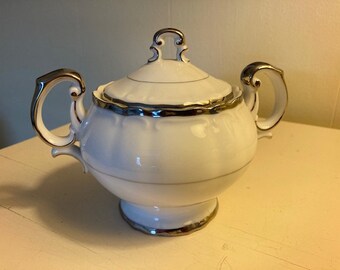 Silver Sonata by Harmony House Sugar Bowl with lid