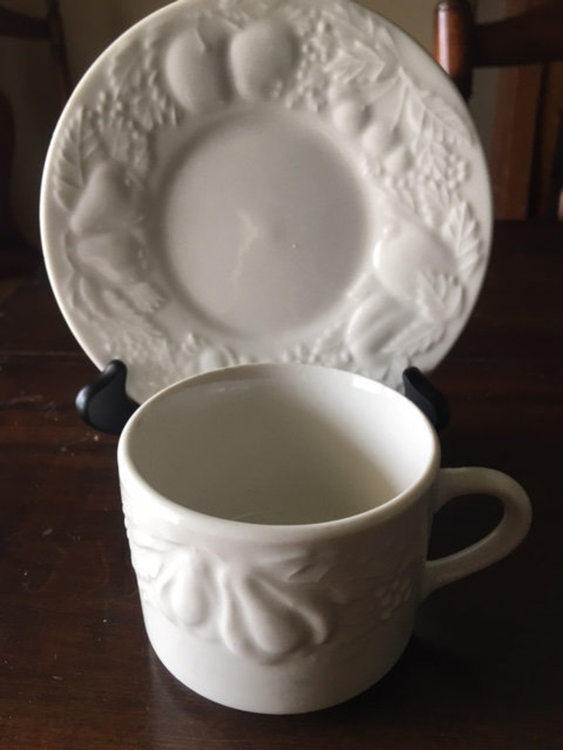 Fruit De Blanc Cup and Saucer Etsy