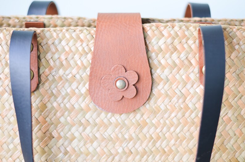 Straw bag \u2022 no lining \u2022 shoulder straw bag \u2022 seagrass bag \u2022 boho bag \u2022 straw purse \u2022 natural straw bag \u2022 natural color \u2022 PU leather strap