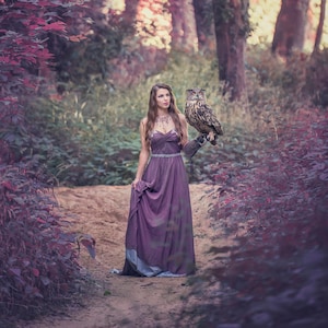 Limited Edition 8x12 Fantasy Print featuring an Eurasian Eagle Owl | Owl, Fantasy, bird of prey, Eurasian Eagle Owl, Dark, Magical