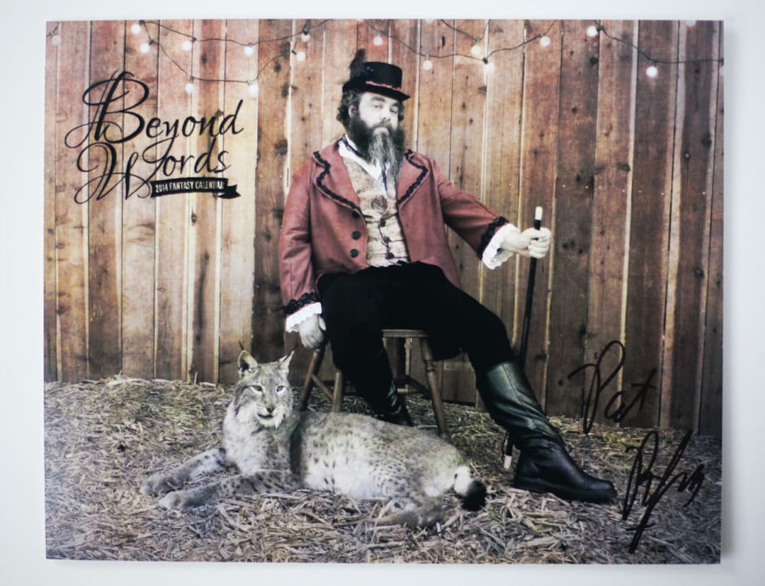 Signed Patrick Rothfuss 8x10 Photo Print From the 2014 Beyond Words
