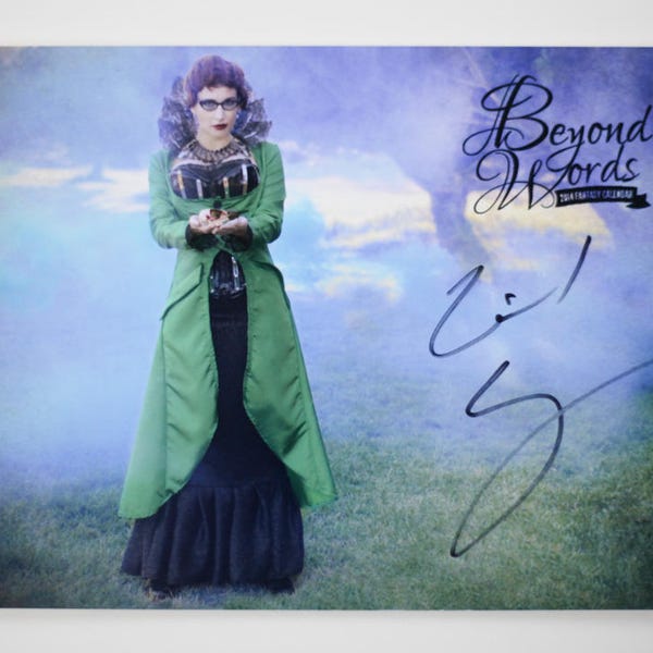 Signed Gail Carriger *5x7* photo print from the 2014 Beyond Words fantasy author calendar