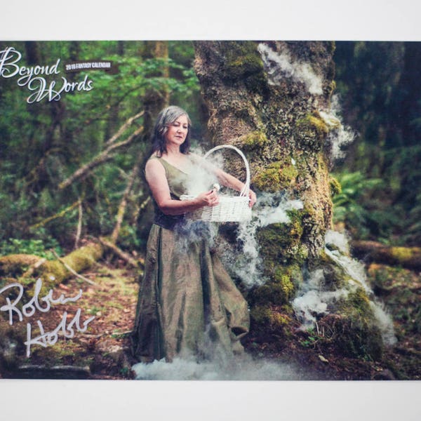 Signed Robin Hobb *8x10* photo print from the 2016 Beyond Words fantasy author calendar