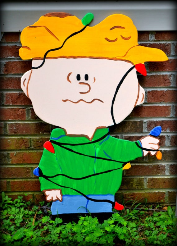 Christmas Yard Art Charlie Brown Yard Art Outdoor Christmas Etsy