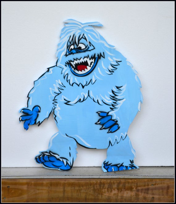 Christmas Yard Art Christmas Garden Decoration Abominable Etsy