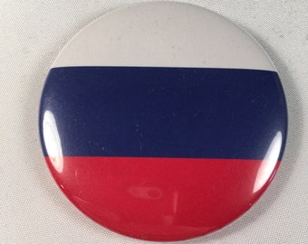 Russian Flag Refrigerator Magnet / Pin / Bottle Opener