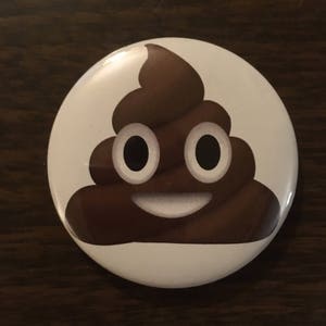 Poo Emoji Magnet 2.25 inches image 1