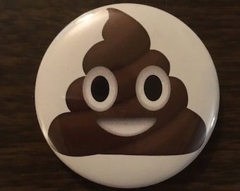 Poo Emoji Magnet -  2.25 inches