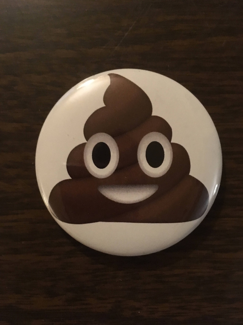 Poo Emoji Magnet 2.25 inches image 1