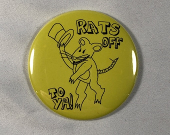 Rat's Off To Ya Refrigerator Magnet / Bottle Opener / Keychain