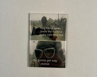 Gonna Get Way Worse Grozny Tank Meme Refrigerator Magnet
