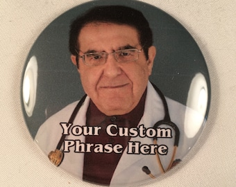My 600 lb. Life Dr. Nowzaradan Refrigerator Magnet Diet Aid - Custom Phrase