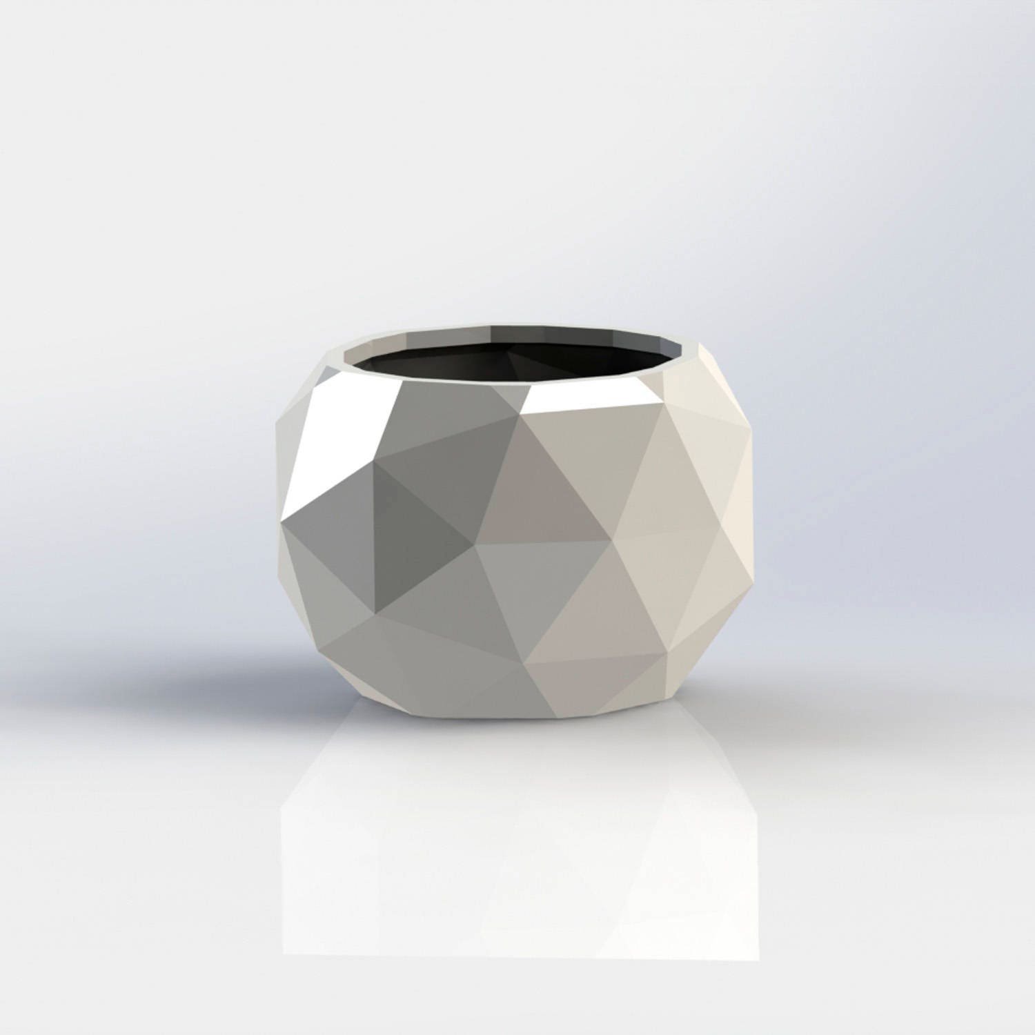 Geometrische Mini Blumentopf STL3DModell für den 3DDruck Etsy